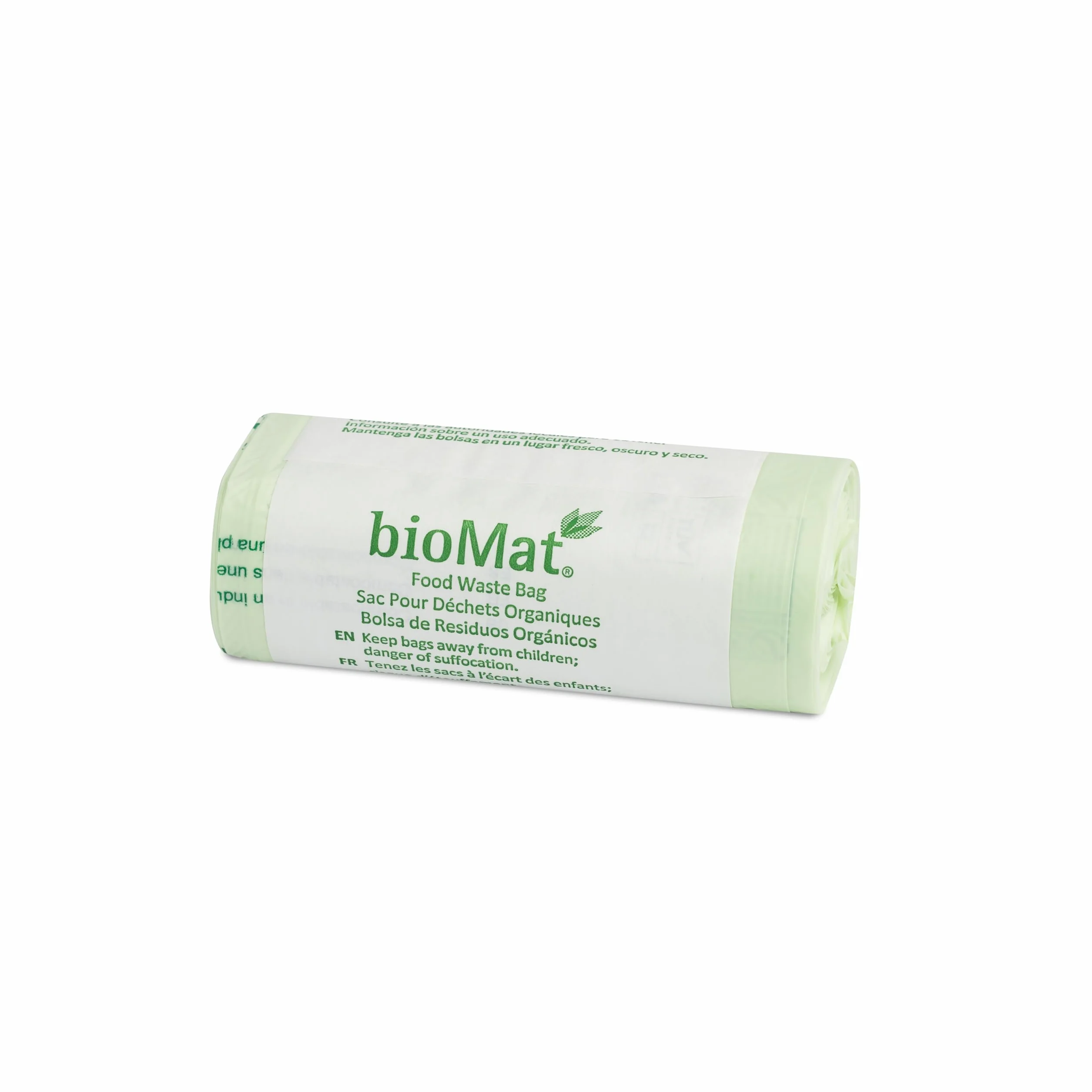 bioMat Bolsas de Basura Compostables 6 l, 150 Bolsas, Bolsas para Inodoro y Baño, Neutralidad Climática, Fabricado en Alemania