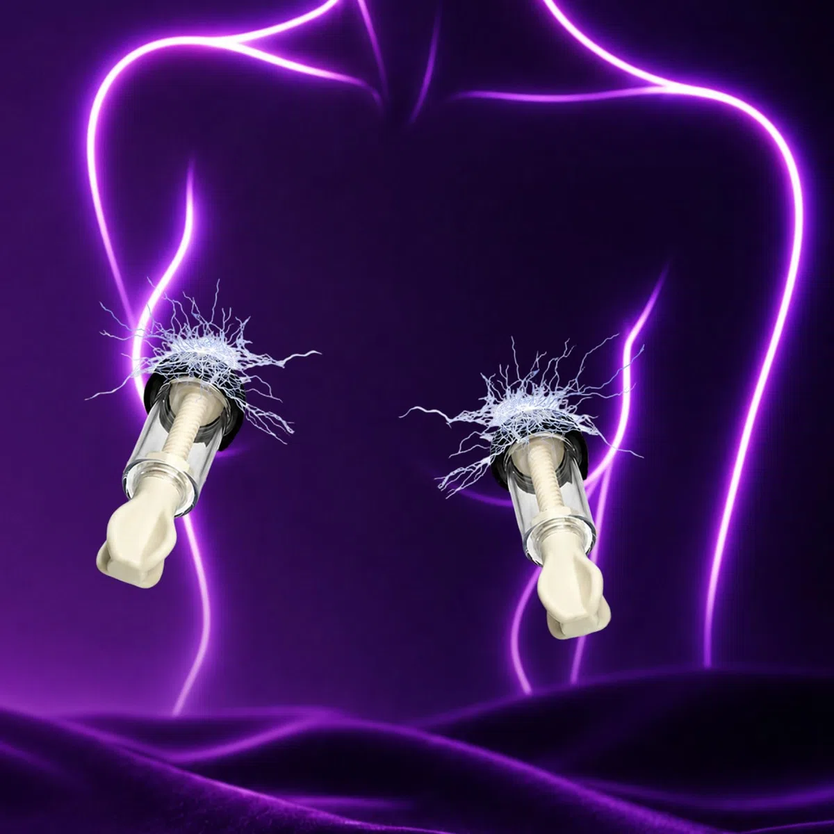 Estimulación Eléctrica Ventosas para Pezones Electroestimulación Succionador Pezones Aspiradores de Pezón Descarga Masturbación Sex Toy Senos Ventosas SM Juguetes Bdsms de Clítoris Estimulador