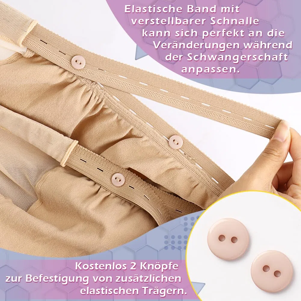 Beister Medias de compresión médicas para embarazadas, 20-30 mmHg, medias de compresión sin pie, pantalones largos de compresión con banda elástica y protección abdominal, clase 2 Maternity