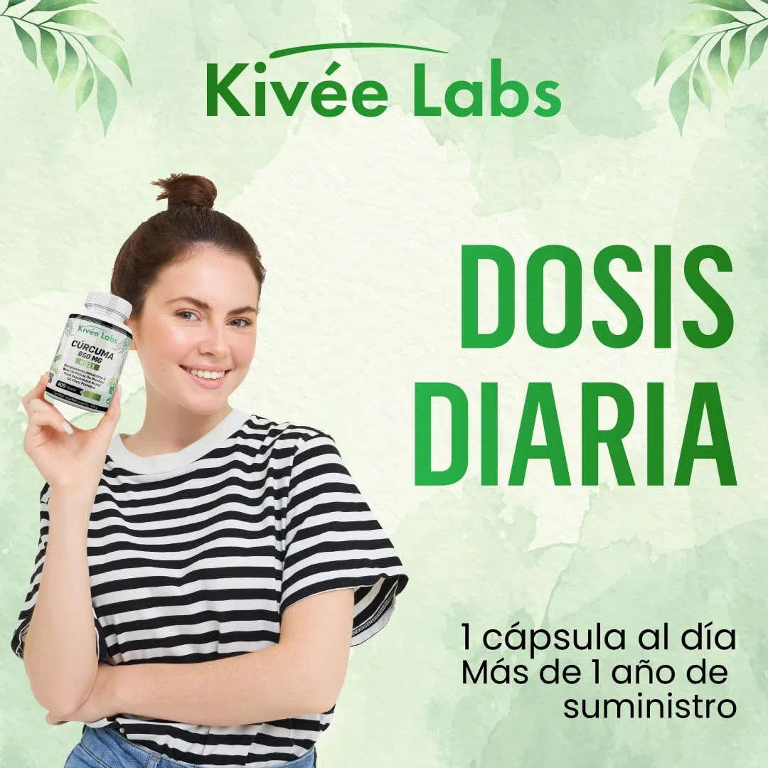 400 Cápsulas Cúrcuma Orgánica con Jengibre y Pimienta Negra Fórmula Mejorada (400 Días) | Potente Antiinflamatorio y Antioxidante Natural | Cúrcuma en Cápsulas