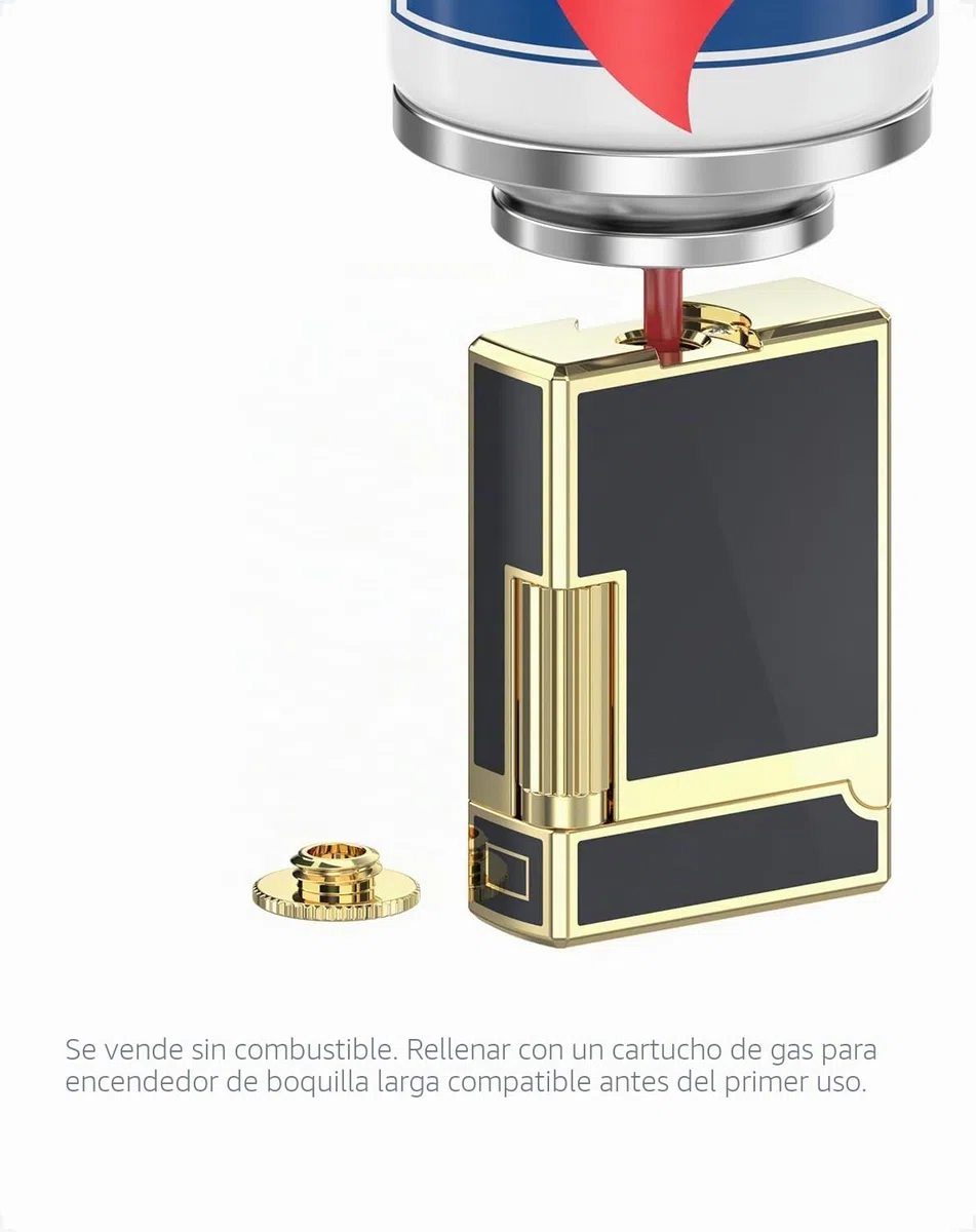 VVAY Mechero Elegante Gas Recargable – Sin Gas Butano Incluido