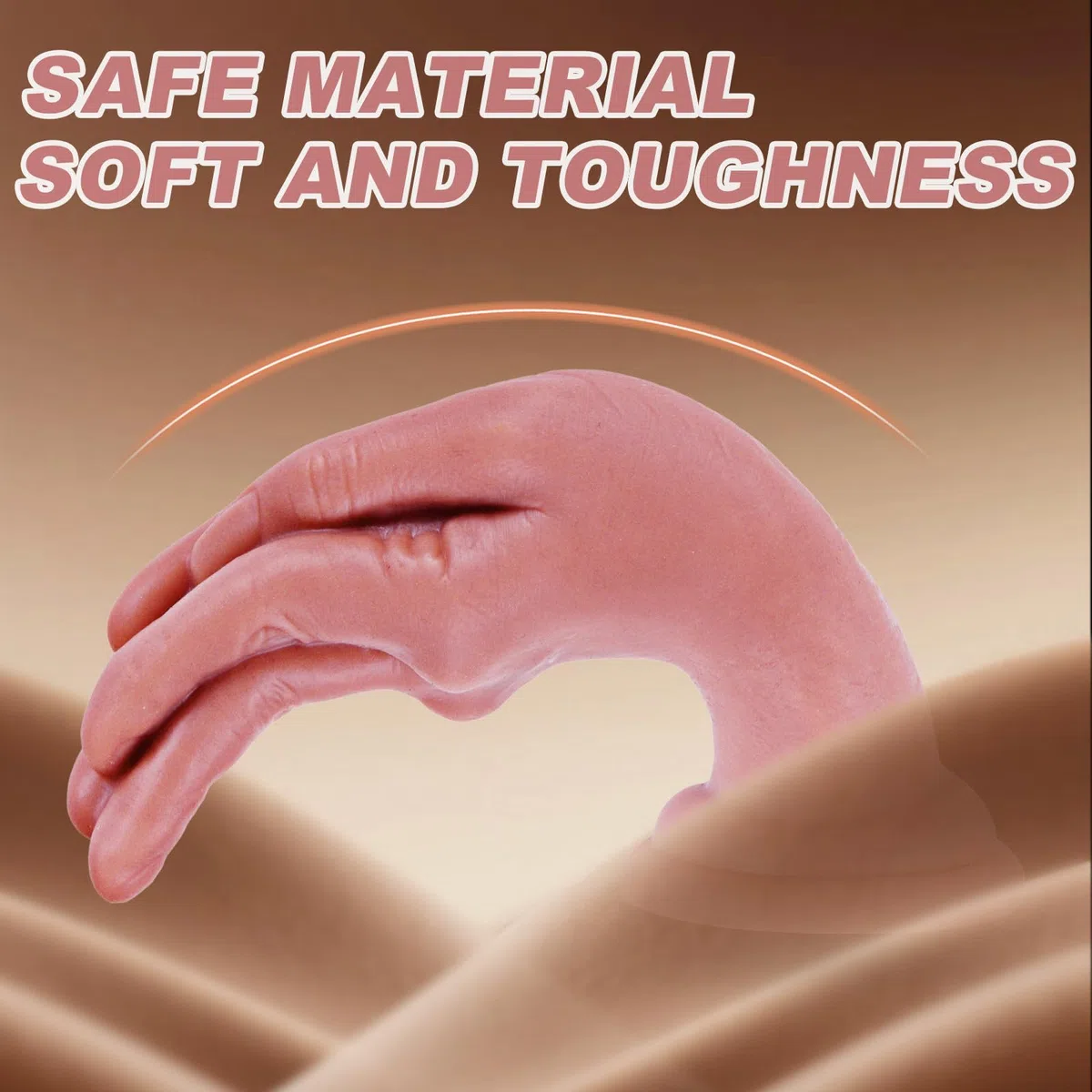 Plug anal con forma de mano de 22,5 cm, silicona suave, dildo monstruo gigante en forma de puño, ventosa potente, plug grande, para estimulación vaginal y anal, juguete sexual unisex