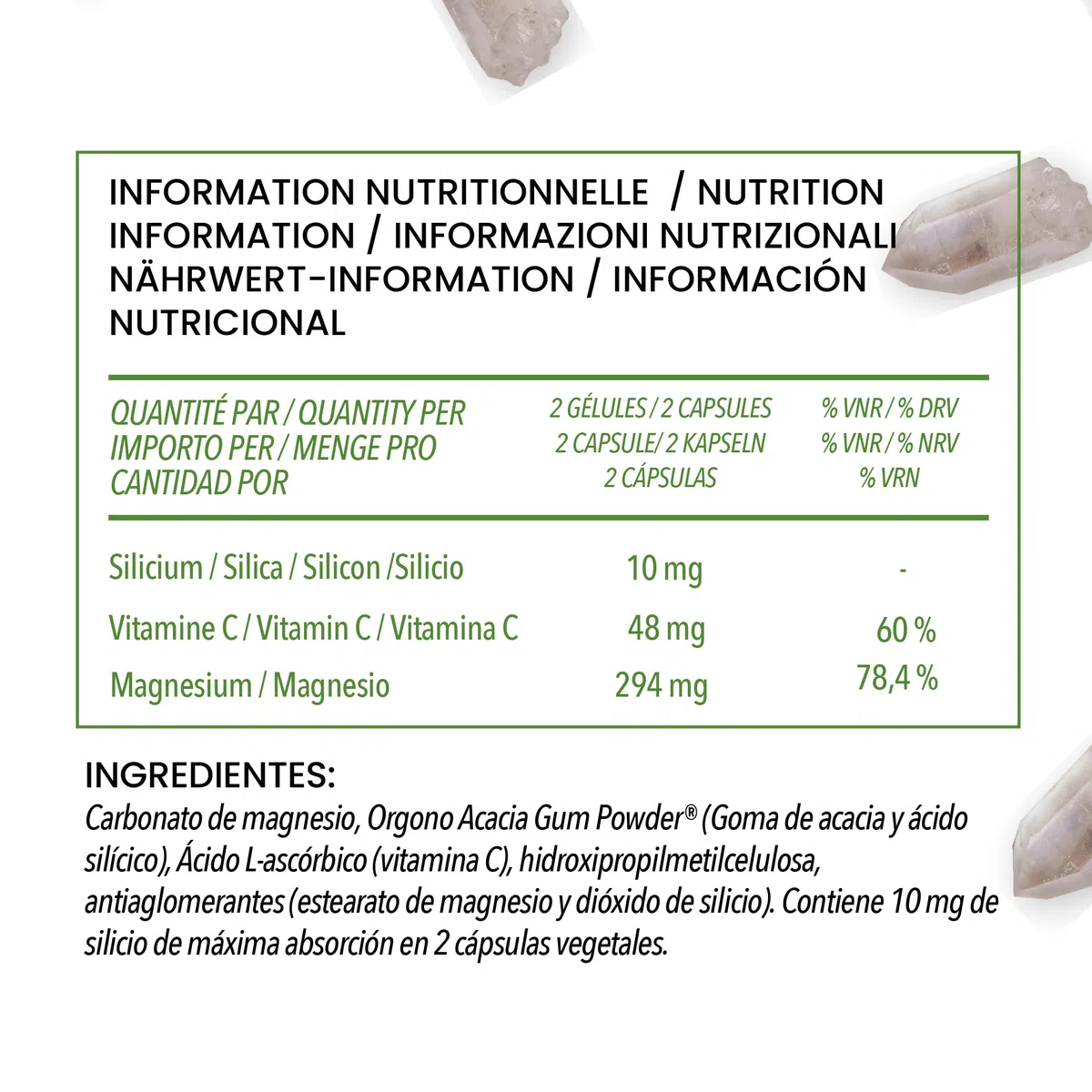 G7 Activ+. Fórmula Mejorada. Suplemento De Silicio Con Vitamina C Y Magnesio Que Mejora El Mantenimiento Normal Del Los Huesos Y Las Articulaciones. Aporte De Energía Extra Y Vitalidad. 60 Cápsulas.