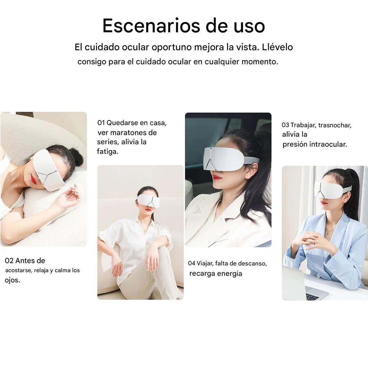 Máquina De Masaje Para Ojos,Máquina De Relajación Profunda | Dispositivo Para El Cuidado De Los Ojos | Para Hogar Lugar De Trabajo Viaje Hora De Dormir Meditación Diaria Fin De Semana