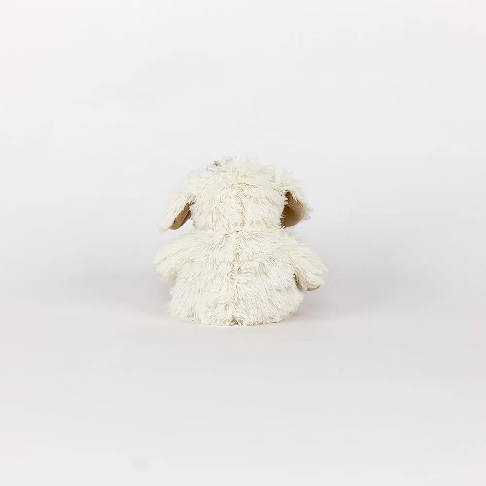Warmies almohadilla térmica de cachorro en tamaño mini, totalmente apto para microondas y con peso, ideal para la ansiedad Se puede enfriar en calentar en el microondas Almohadilla térmica suave