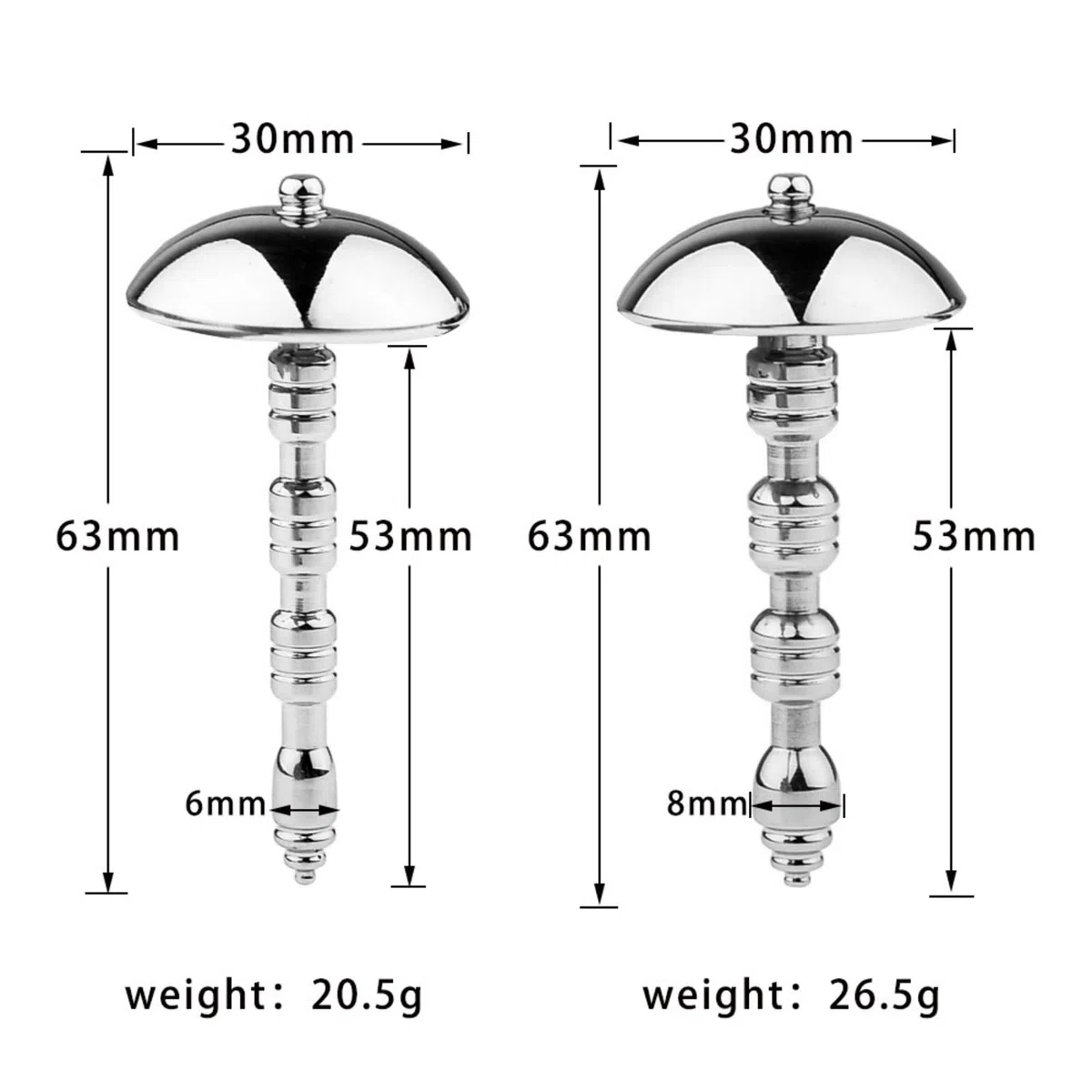Barra protectora metálica para hombre, accesorio de entrenamiento de acero inoxidable para uso en interiores - eshlM39 (A, 8mm)