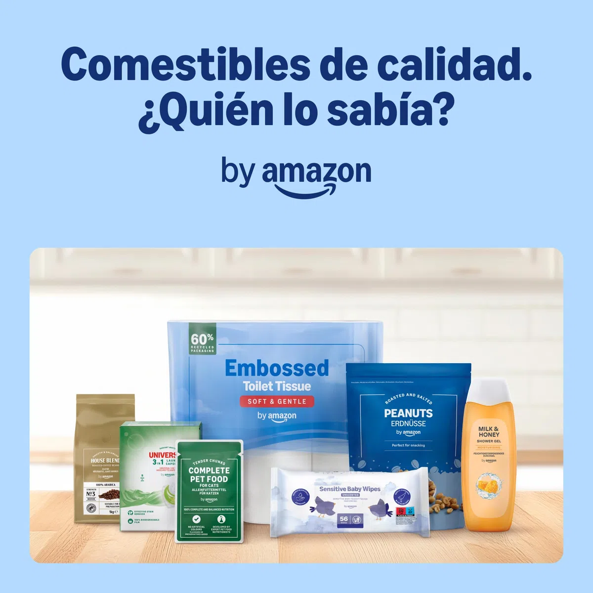 by Amazon Hombre Compresas para la incontinencia - 60 Compresas (6 Paquetes de 10)