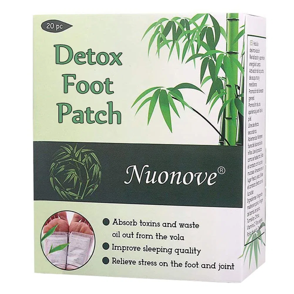 Parches Detox para Pies, Parches para Pies, Parches Pies Desintoxicacion, Apósito detox para el pie, Eliminan Toxinas Cuerpo Mejoran Sueño, Alivio del Dolor, 20pc