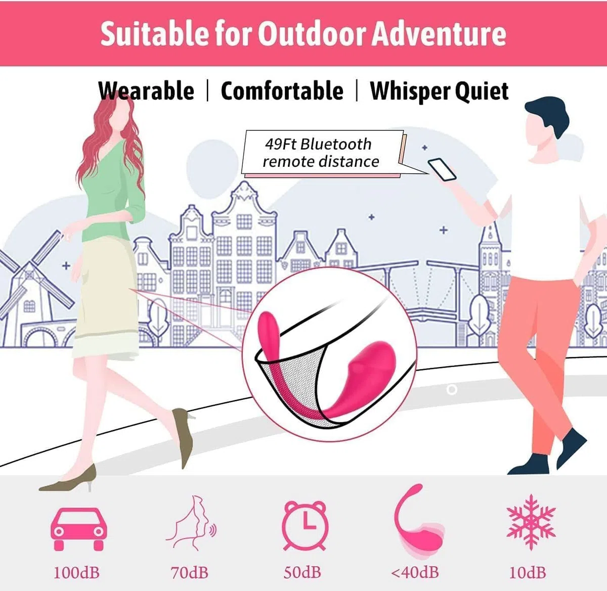 Vibradore Sex Toys con APP Remote Control para Mujer, Mini Vibrador para Estimulador el Clítoris Mujer e Anal Hombre, Portable Profesionales Vibradore Punto G con 9 Modos, Medical Silicone (X-003)