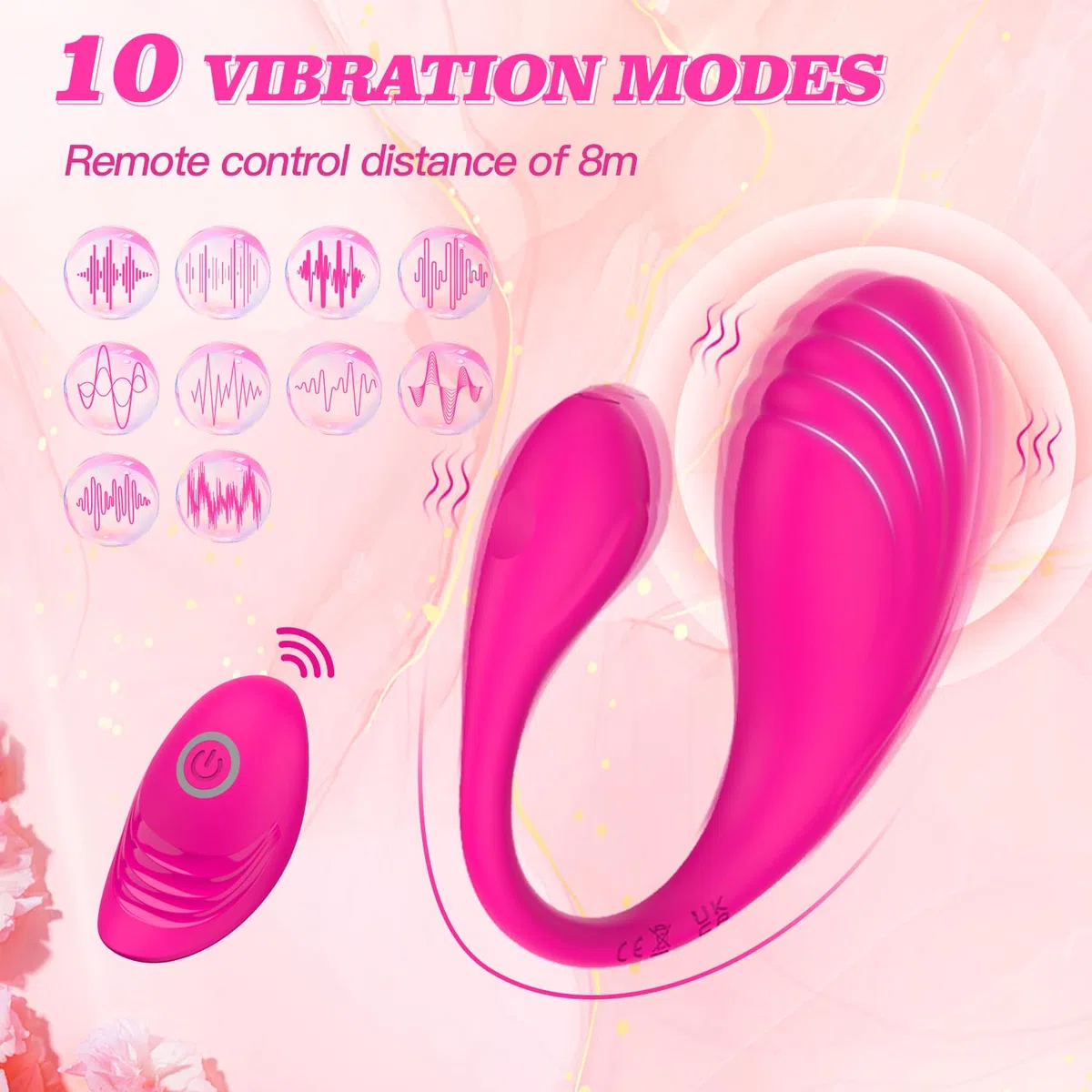 Bolas de entrenamiento para el suelo pélvico para mujeres – Entrenador inteligente de músculos del suelo pélvico con control por aplicación (rosa)