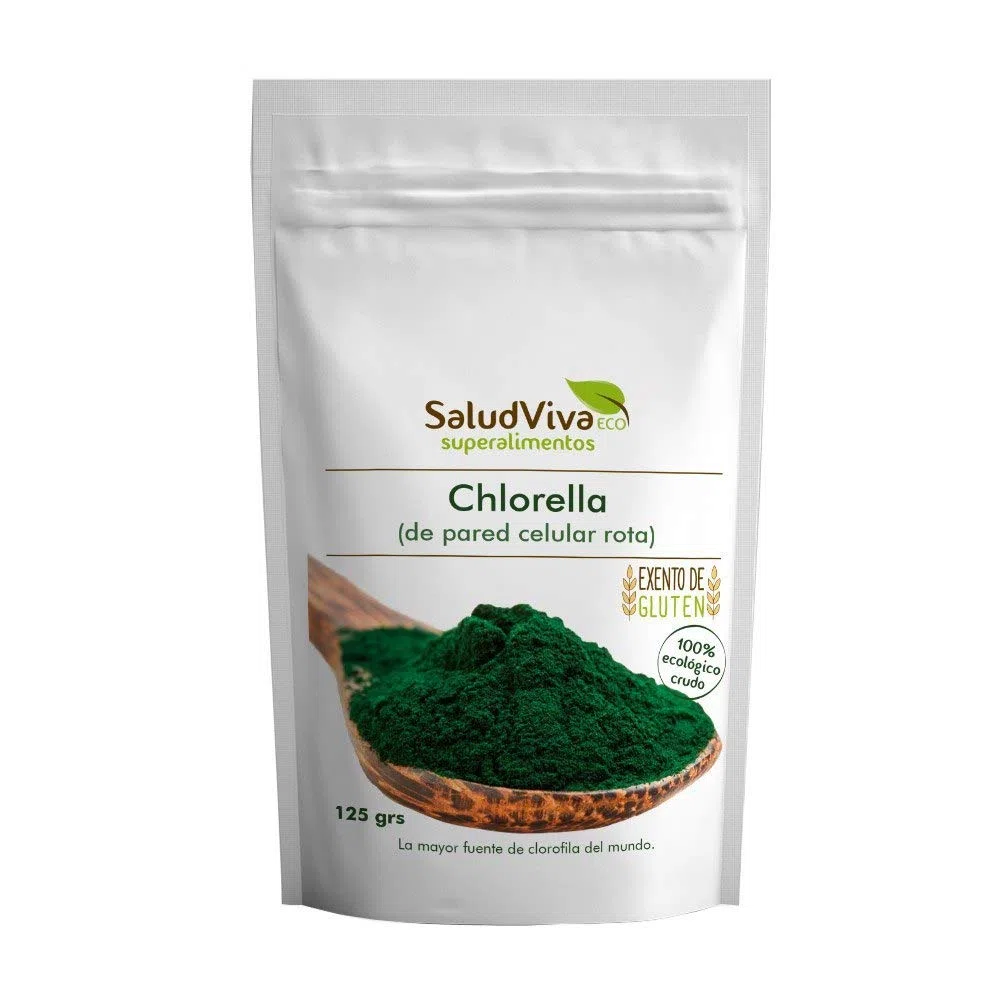 Salud Viva Alga Chlorella en polvo Bio 125 gramos