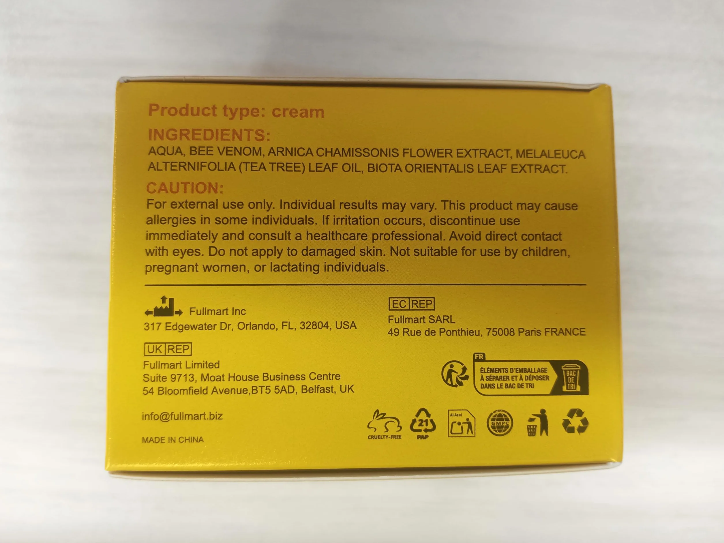Crema Veneno De Abeja Verrugas, Crema Reparadora Veneno Abeja, Crema De Veneno De Abeja, Quitar Verrugas Antiverrugas Quita Verrugas Cuerpo Para Todo Tipo De Piel, 200g