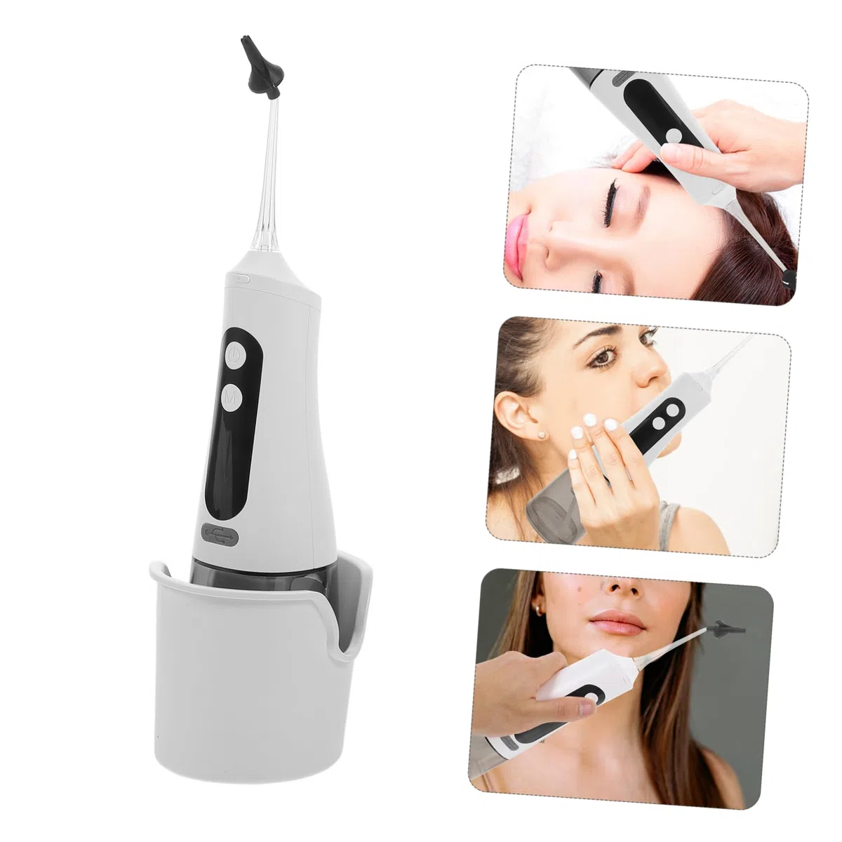 Dispositivo Eléctrico de Limpieza de Cerumen 350ml Ipx7 Blanco