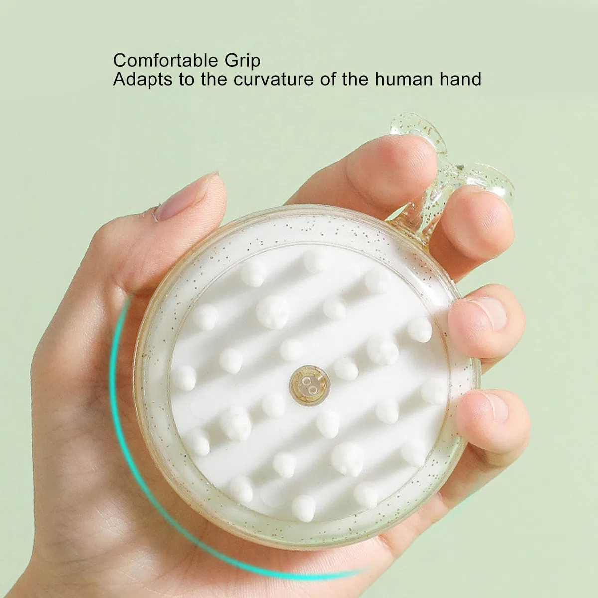 Cepillo de champú para el Cabello, Masajeador de Cuero Cabelludo de Goma Suave para Cabello Seco y Húmedo, Bonito Diseño de Dibujos Animados en Forma de Ballena para Uso en la Ducha, 2 uds.