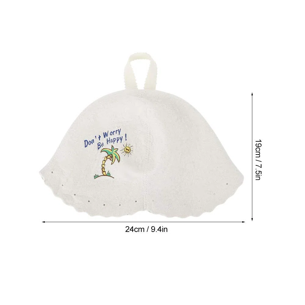 Gorro de Sauna Lana, Gorro de Sauna Gorro de Banya Ruso finlandés para Hombres Mujeres Sombrero de Fieltro Accesorios de Sauna