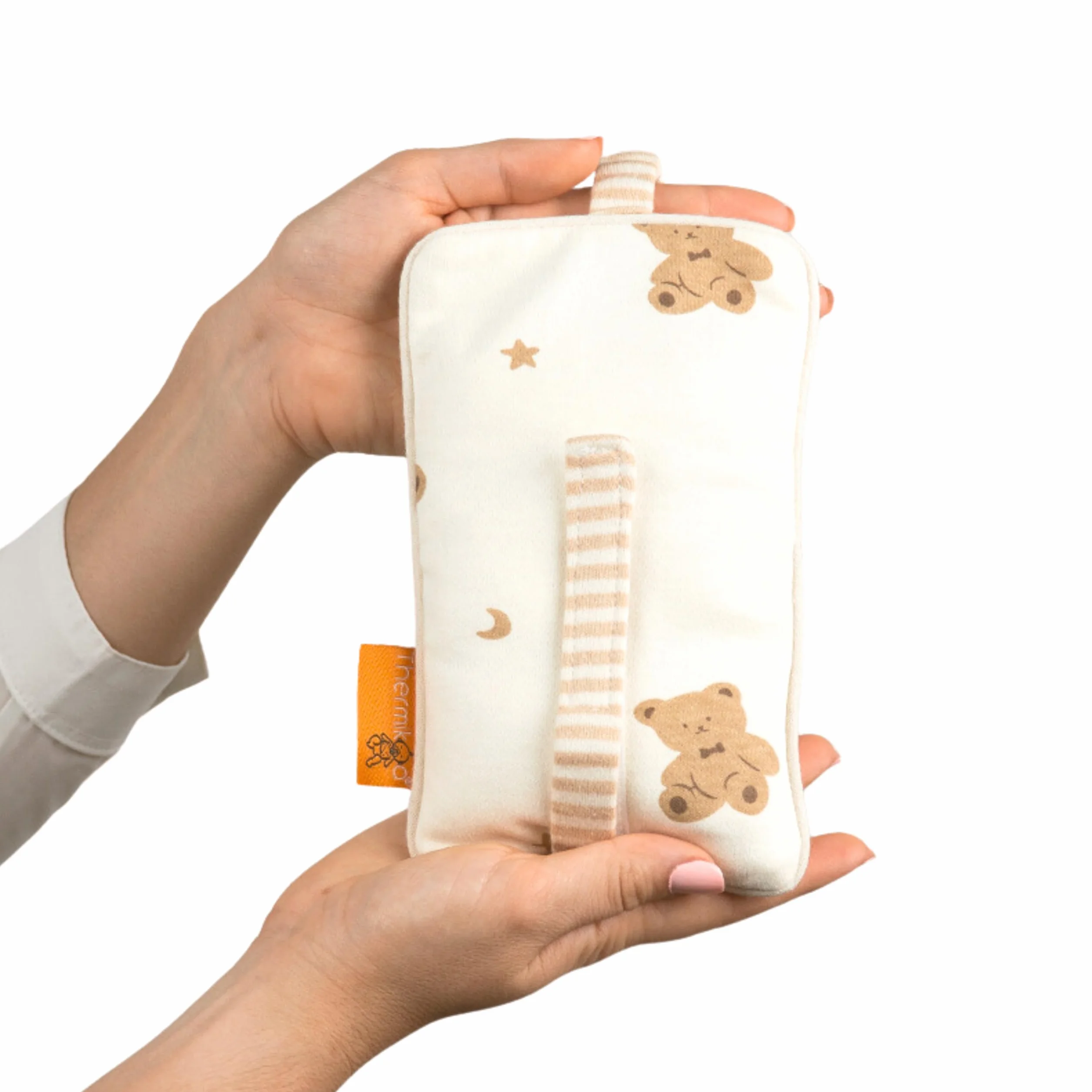 Thermikoa Saco Térmico de Semillas Anticólicos para bebé, Alivio Natural para Gases y Cólicos del Lactante, Apto para Microondas, Funda 100% algodón ecológico y lavable.
