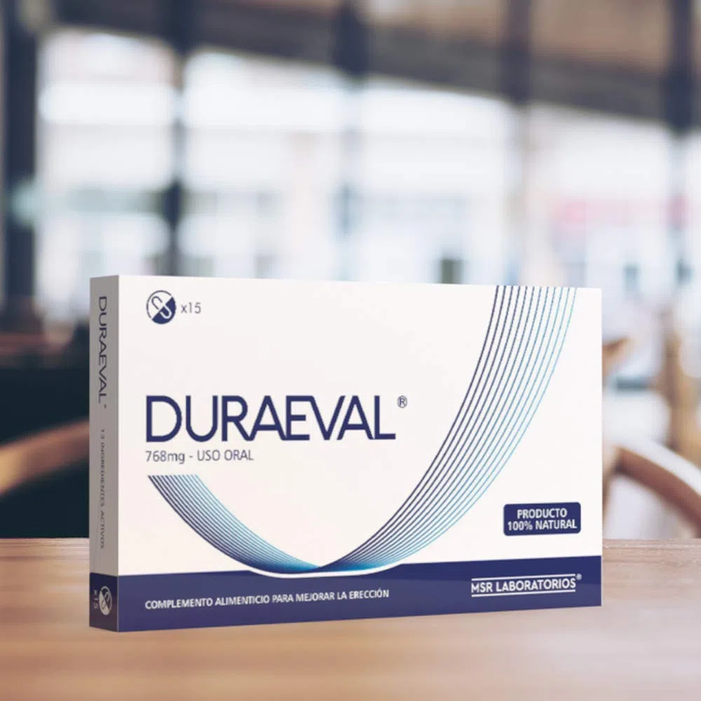 Duraeval Potenciador sexual masculino estimula tus relaciones de pareja (15 pastillas)