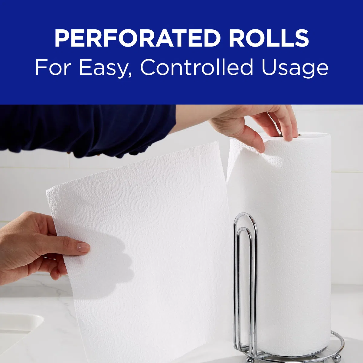 Sparkle Professional Series 2717201 - Rollos de papel de cocina perforados de 2 capas por GP PRO (Georgia-Pacific) 2717201 70 hojas por rollo, 30 rollos por caja