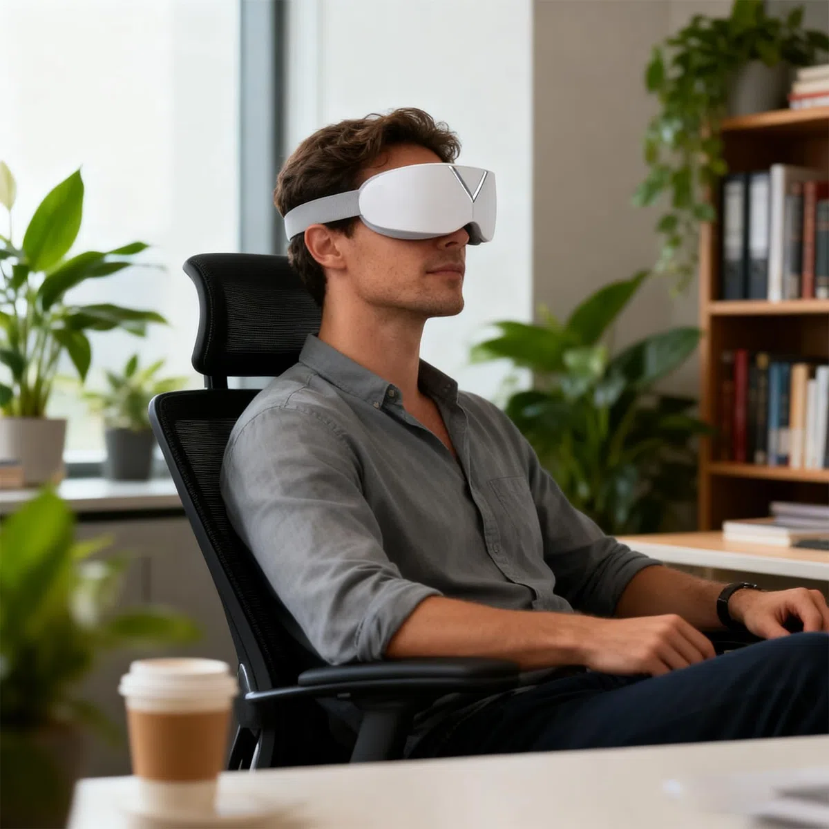 Máquina De Masaje Para Ojos,Máquina De Relajación Profunda | Dispositivo Para El Cuidado De Los Ojos | Para Hogar Lugar De Trabajo Viaje Hora De Dormir Meditación Diaria Fin De Semana