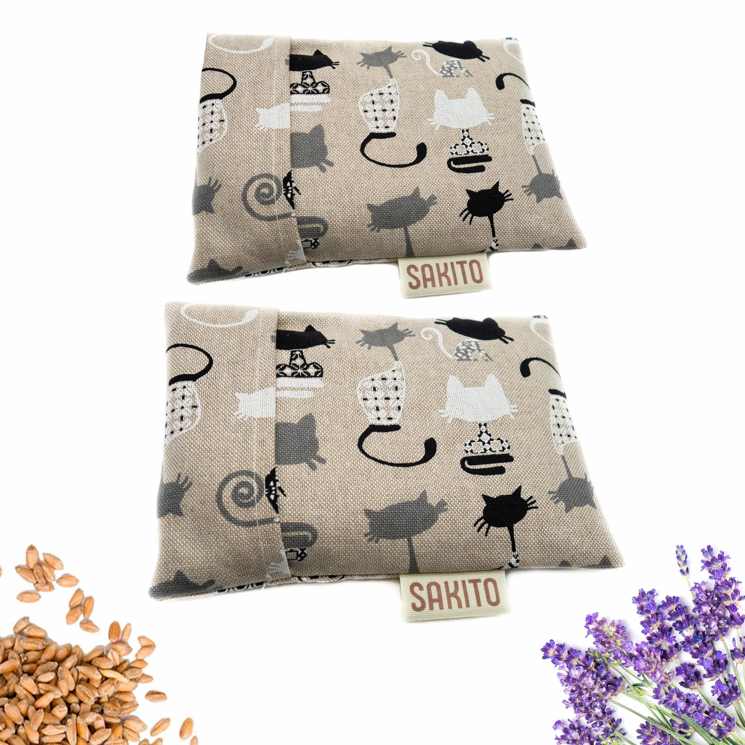 2 (uds) Saco Semillas Microondas (15x10 cm) - Terapia Natural para Cólicos - Calor Natural para Barriguita y Eliminar Gases, Relajacion Infantil - Seguro para Bebes - Tela de Calidad y Funda Lavable