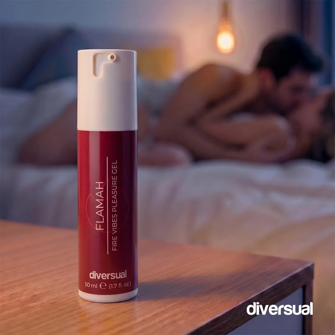 Flamah, Gel Estimulador, Efecto Calor y Vibración (50 ml)