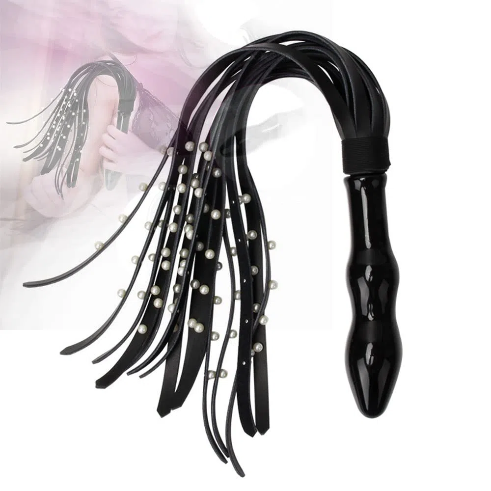 Látigo de Cuero Multifuncional para Fiesta en casa 2 en 1 de Moda para Adultos amantes de la moda y accesorios únicos, Unisex, Marron, Mujeres, Hombres, Ambidiestro