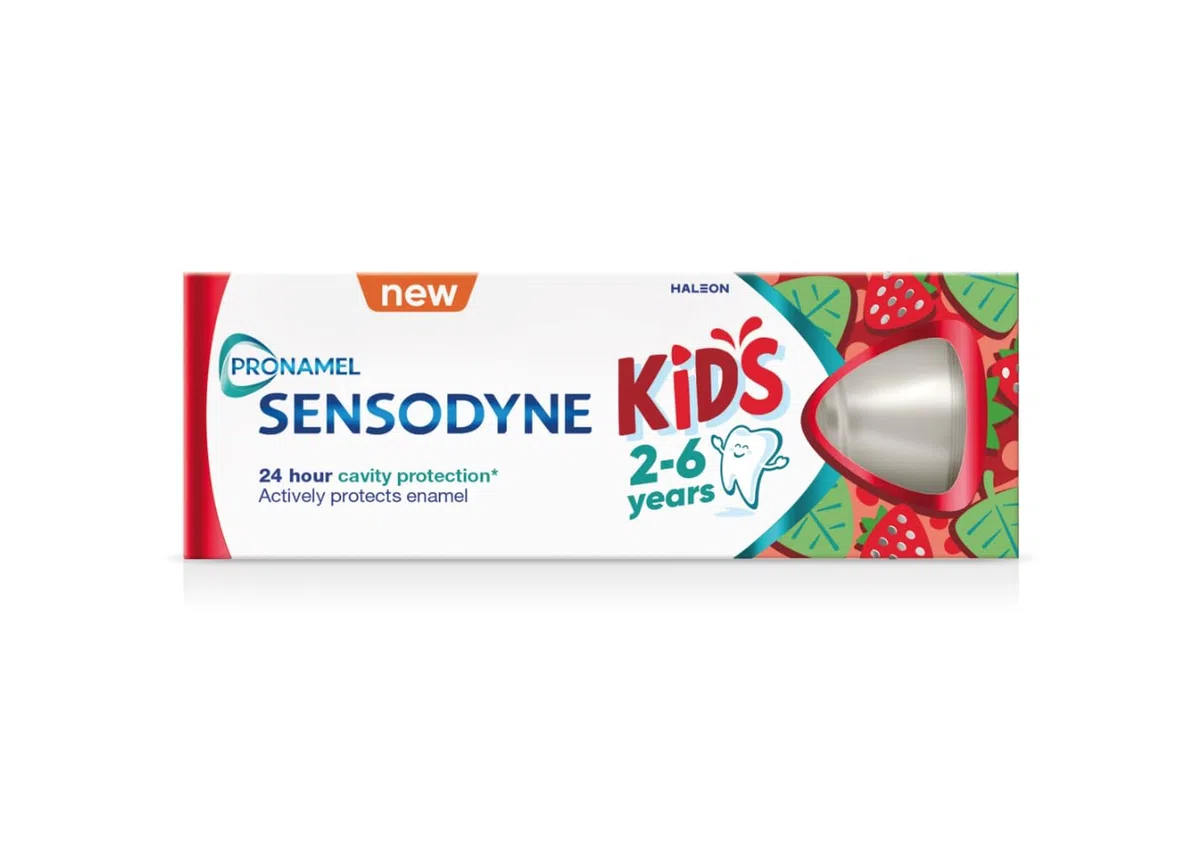 Sensodyne, Pasta de dientes para niños, 2-6 años, paquete de 3, 50 ml