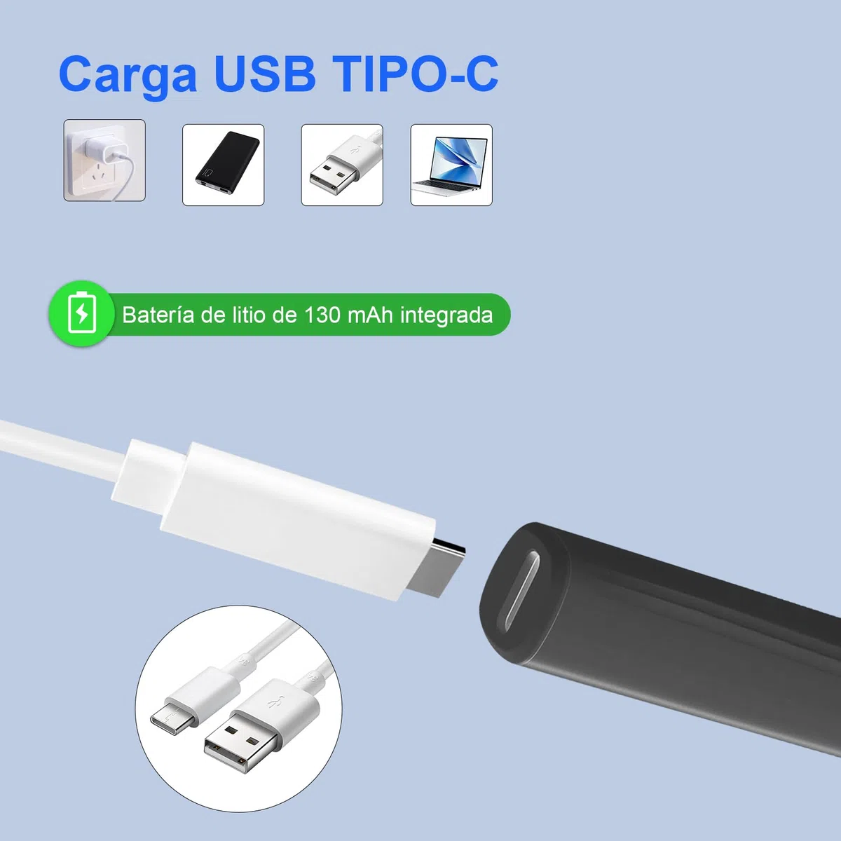 Kit inalámbrico de limpieza de oídos, limpiador de oídos con otoscopio con cámara HD, carga USB, kit de limpieza visual de oídos con 6 LED para el cuidado familiar