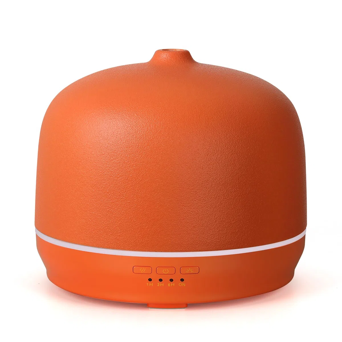 Difusores de aceite esencial de cerámica para el hogar, habitación grande, difusor de aire de aroma de aromaterapia de 500 ml, difusor de aire ultrasónico con temporizador, naranja