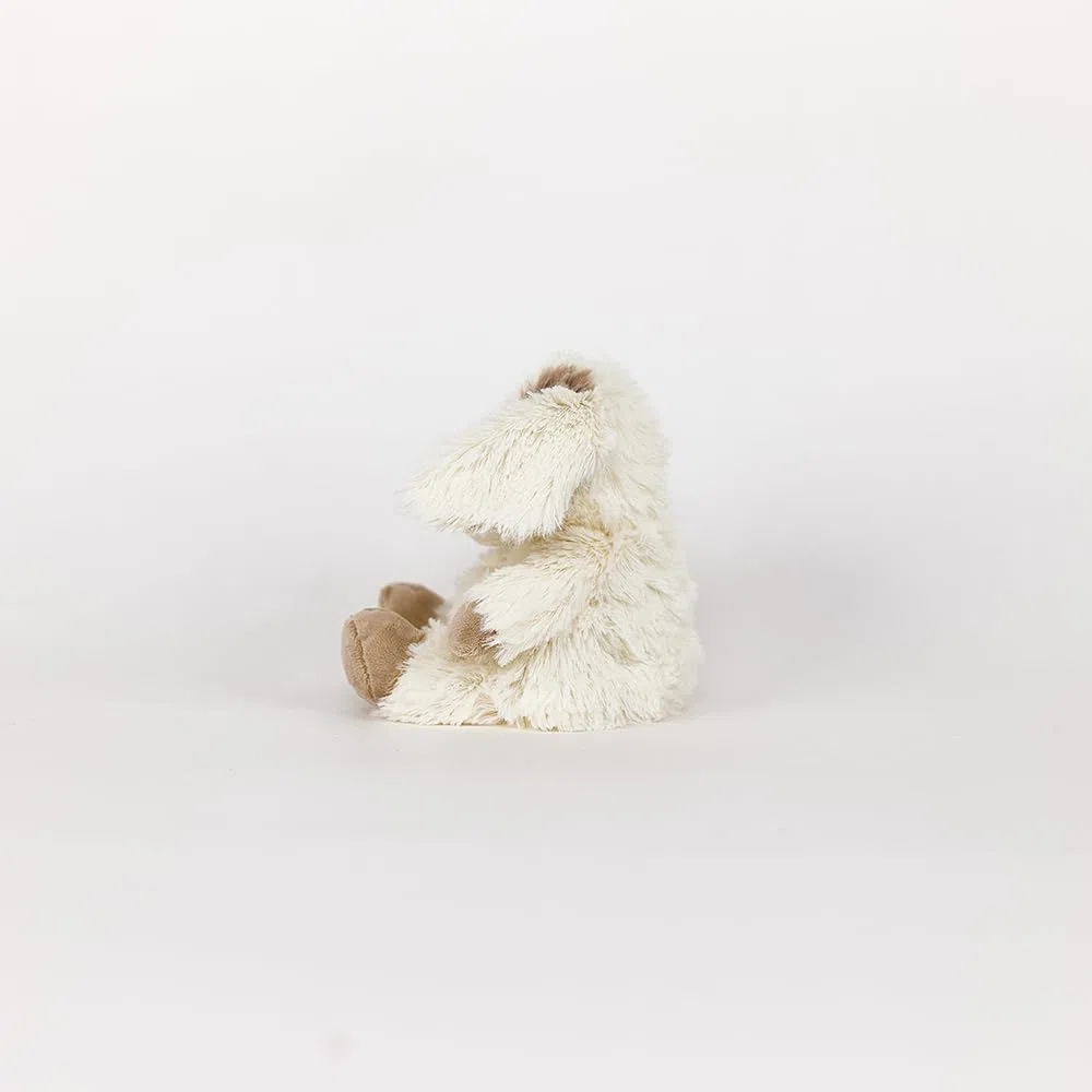 Warmies almohadilla térmica de cachorro en tamaño mini, totalmente apto para microondas y con peso, ideal para la ansiedad Se puede enfriar en calentar en el microondas Almohadilla térmica suave