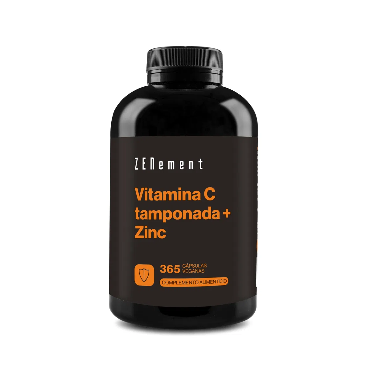 Vitamina C Tamponada con Zinc Bisglicinato - 1000 mg Vitamina C + 10 mg Zinc Elemental por Dosis Diaria (2 Cápsulas) - pH Neutro, Suave para el Estómago - Para el Sistema Inmunitario - Vegano