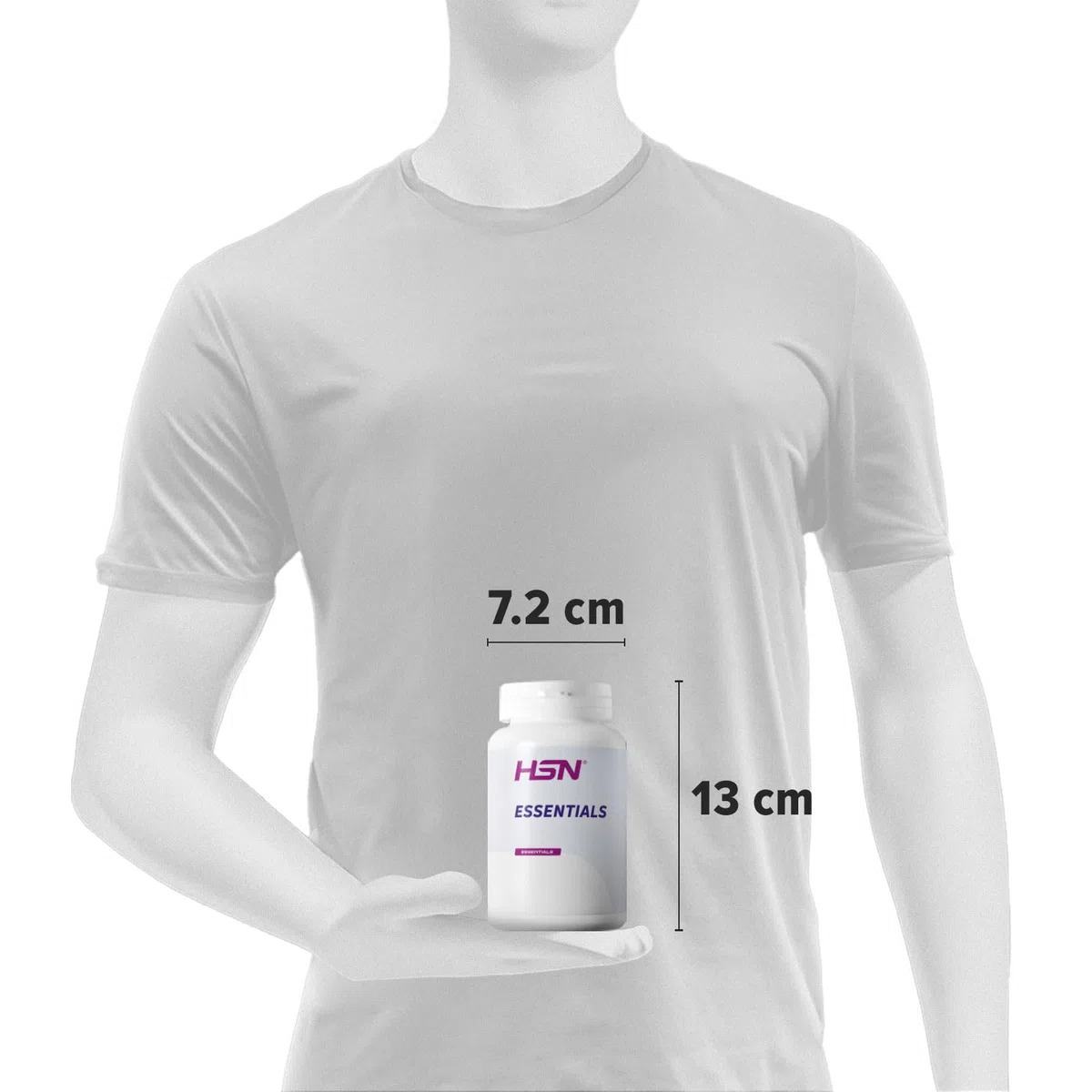 HSN Sulfato de Condroitina 1000mg | 120 Tabletas | Alta Pureza, Sin Alérgenos Marinos | No-GMO, Sin Gluten
