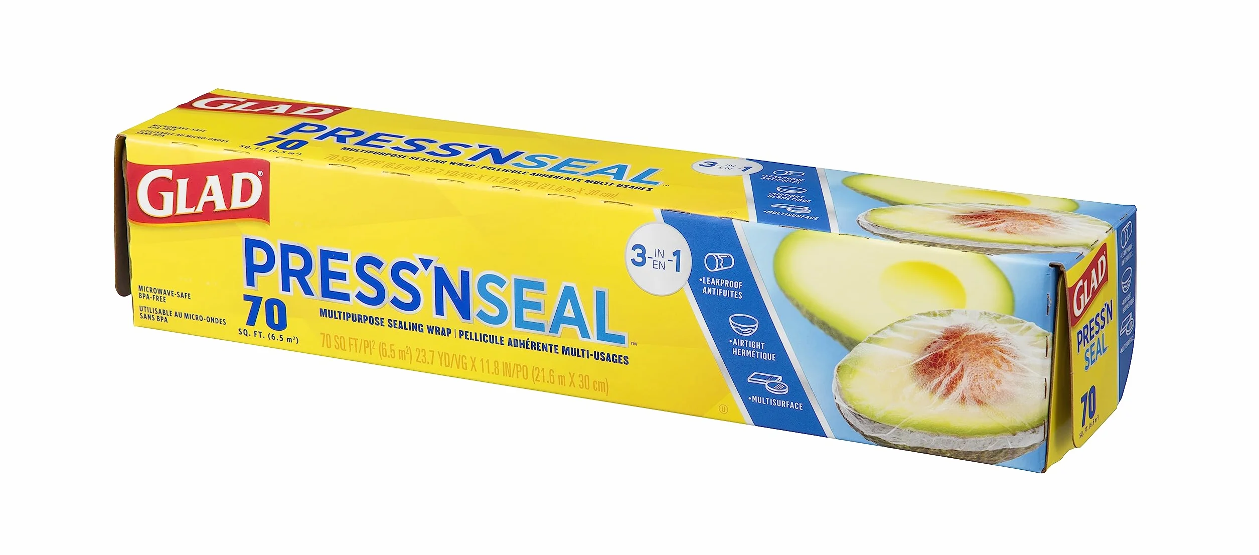 Glad PressN Seal - Envoltura para alimentos
