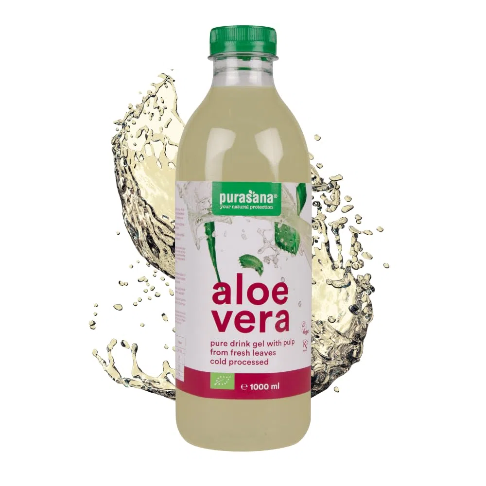 Aloe vera drink gel 1 litre (with pulp) BIO