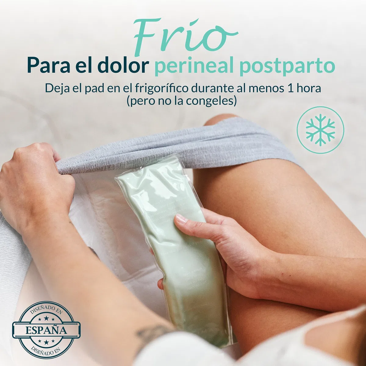 Compresa Frio Calor Postparto Arcilla Natural Terapia Intima Hemorroides Compresa Gel Reutilizable Fundas Algodon Terapia Postparto Alivio Zona Intima Postparto Lactancia