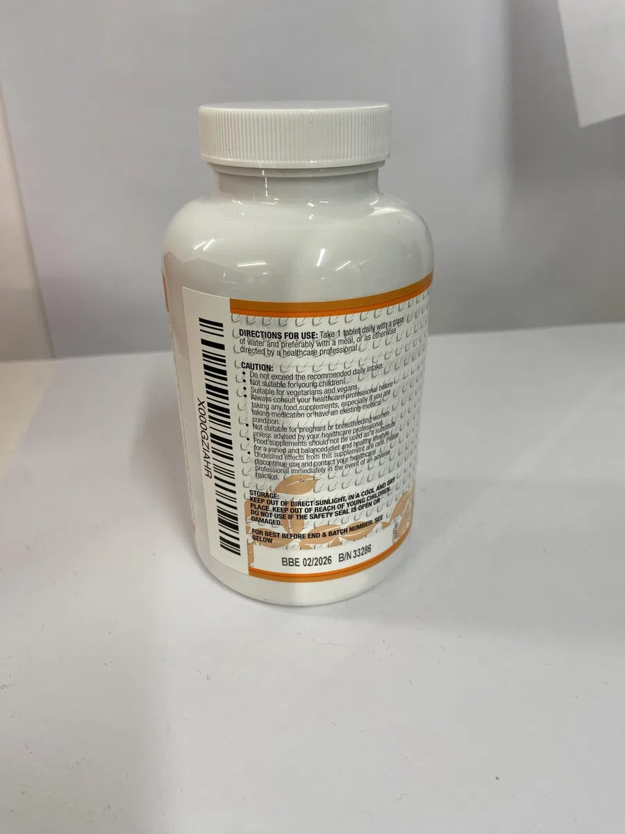 Vitamina C Pura 1000 mg - 180 Comprimidos Veganos - Suministro para 6 Meses - Fabricada en Europa - Nu U Nutrition