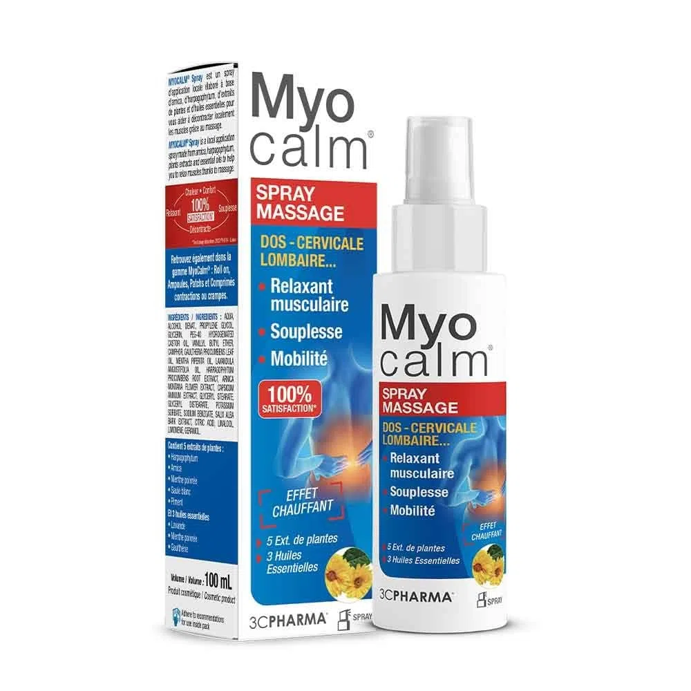 3C Pharma Myocalm spray contracciones musculares 100ml