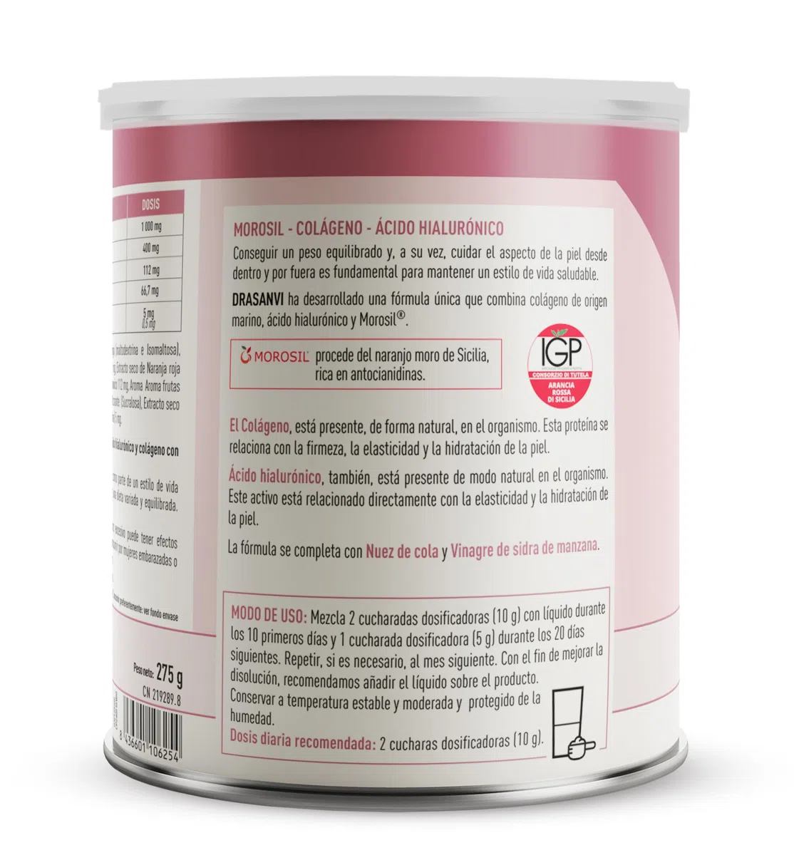 SILUET 360 | Perder peso | Colageno Hidrolizado Puro | MOROSIL | Acido Hialuronico | Vinagre de manzana | Quemagrasas potente para adelgazar | Piel Saludable | 30 días | Drasanvi