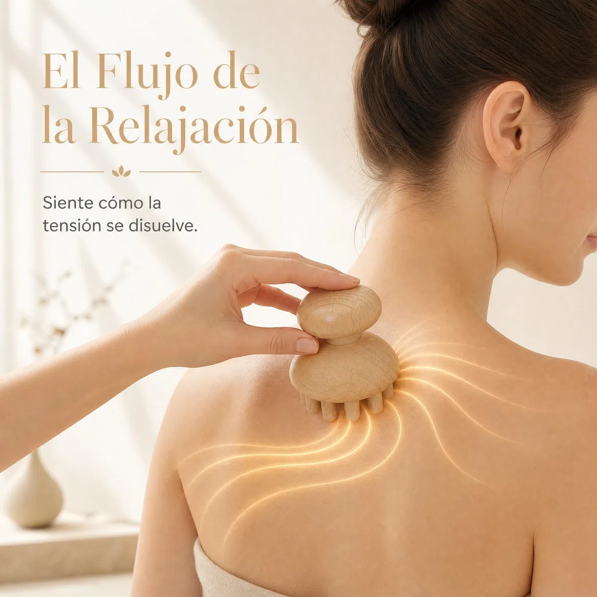 FOMIYES Madera Terapia Seta Masajeador de Madera Seta Herramienta de Terapia de Maderoterapia Cuerpo Completo Masajeador de Gua Sha Herramientas para Mujeres