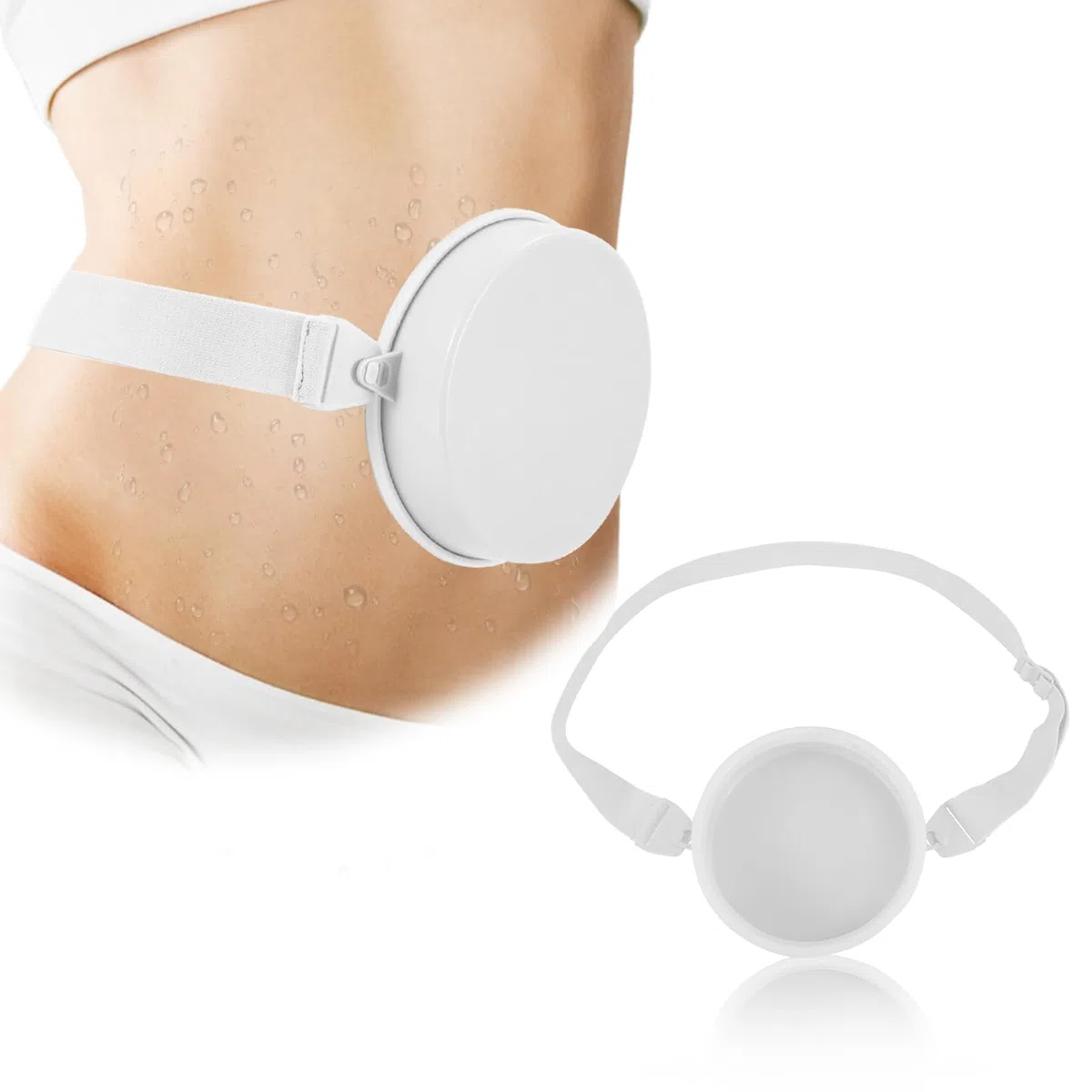Cubierta De Baño De Ostomía De Estoma, Funda Impermeable Para Baño De Ostomía, Accesorios Bolsas De Colostomía, Blanco