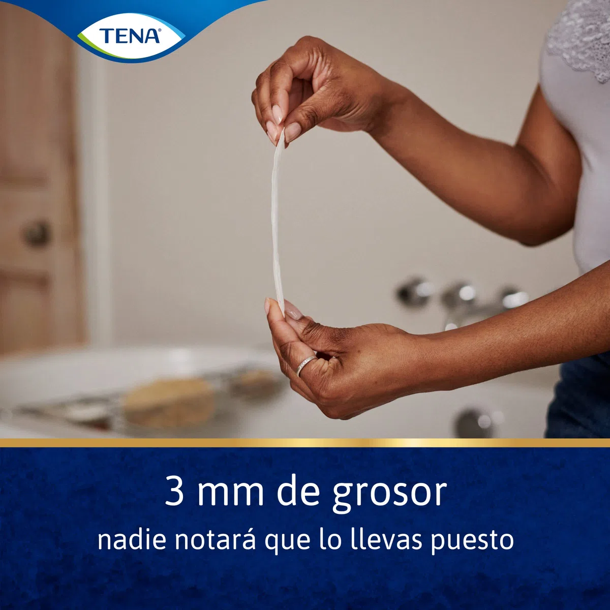 TENA Discreet Lights Sensitive Light - Protegeslips para la incontinencia - Pérdidas de Orina Inesperadas - 140 Protegeslips Anatómicos Transpirables