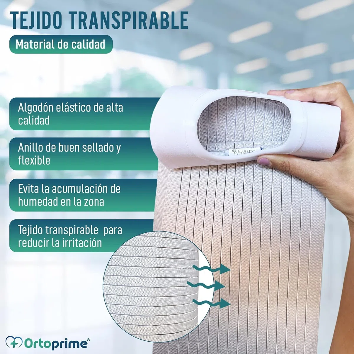 OrtoPrime Faja para Colostomía Adulto UNISEX - Cinturón de Ostomía CONFORT - Faja Colostomía para Hombre y Mujer - Cinturón Colostomía accesorios - Faja Cirugía Abdominal Hernia (Talla L 95-105 cm)