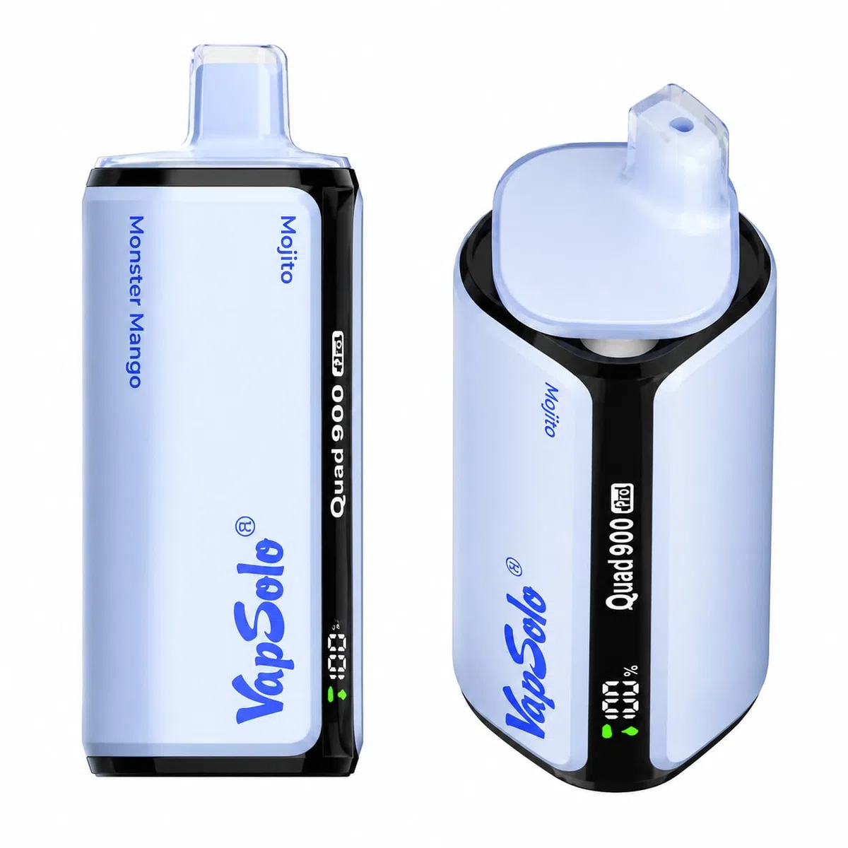 Electrónico Recargable Quads 80K – Difusor de Aroma Portátil sin Líquido Mojito, Mango, Fresa Limón y Ciruela, Diseño Compacto y Fácil de Usar