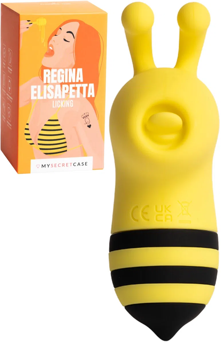 MySecretCase Vibrador Lengua Silicona Estimulador de Clítoris Femenino 10 Movimiento Lengüeta Consoladores.. Para Mujer con Vibración IPX7 Vibrador Mujer Discreto Juguetes Eroticos Juguetes Sexuales