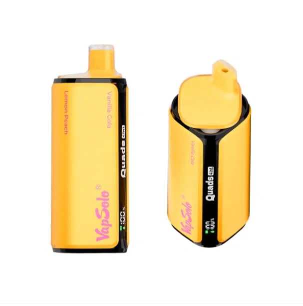 Quads 80K – Difusor de Aroma Portátil sin Líquido Vainilla Cola, Limón Melocotón, Fresa Frambuesa, Cereza Helada y UVA Helada – Diseño Compacto y Fácil de Usar