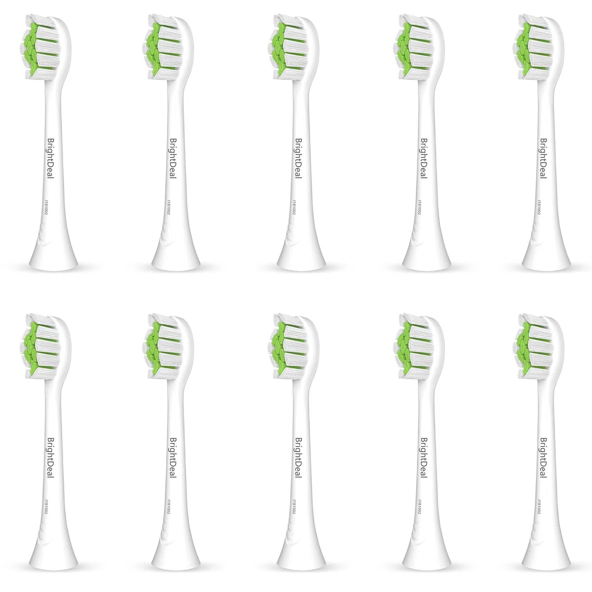 BrightDeal Cabezales de cepillo de dientes de repuesto para Philips Sonicare – Recambios para eléctricos compatibles con Sonicare HealthyWhite, EasyClean, 10 unidades
