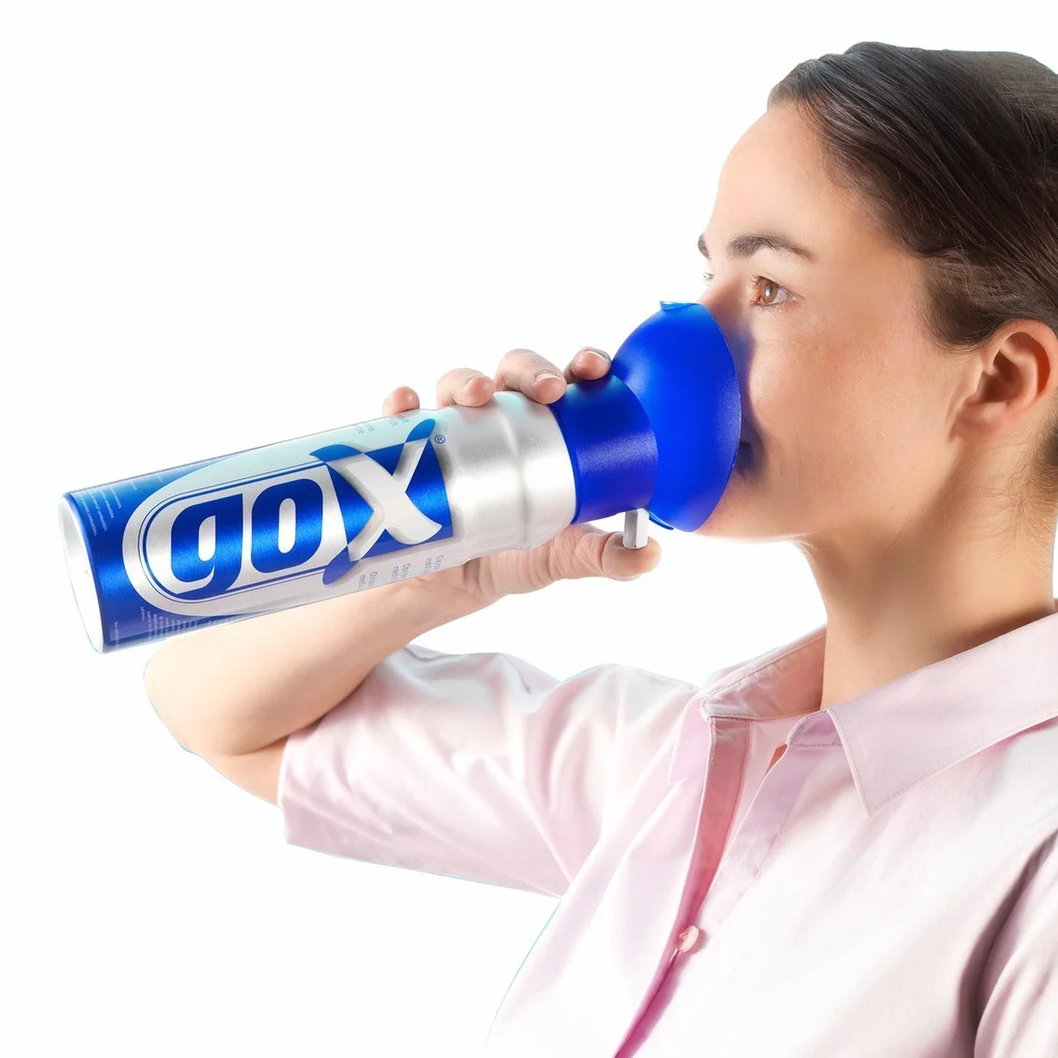 Gox - 6 litros de oxígeno puro en conserva para estimular la energía.Ideal para el hogar, para viajar y para hacer deporte.