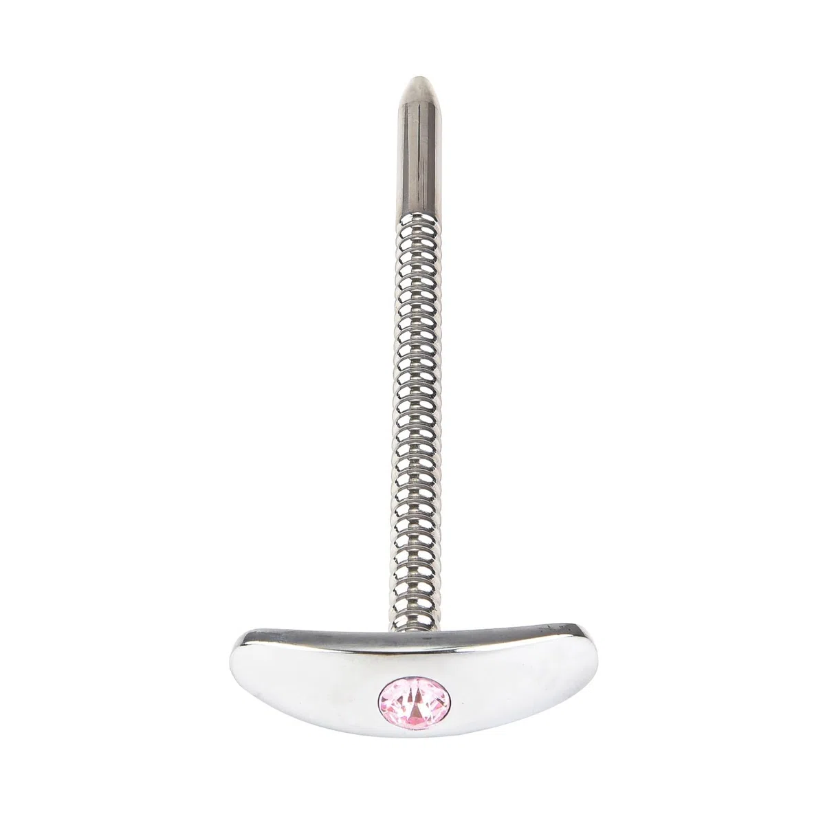 Sonda uretral metálica de acero inoxidable de 150 mm de longitud para hombres con un bonito aspecto-ESRB79