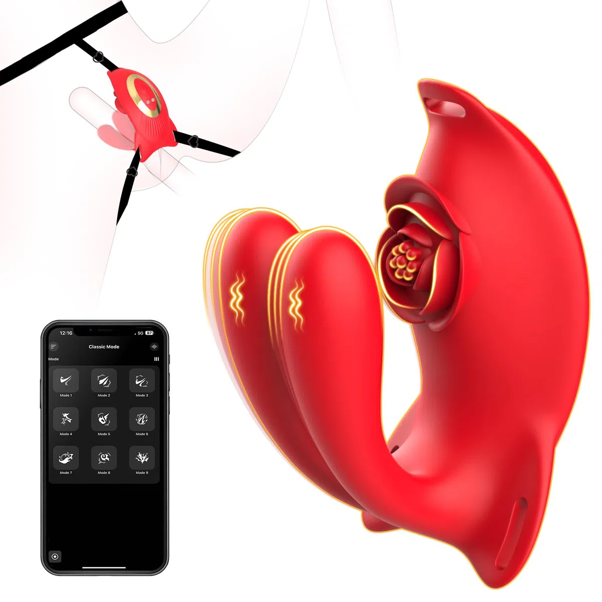 Vibradorador Mujer Juguetes Eróticos Pareja Sexuales Vibrador Mando Distancia Vibradorador Clítoris Femenino Vibrador Mujer A Distancia 9 Modos Vibradores Control Remoto App Vibradores Dobles