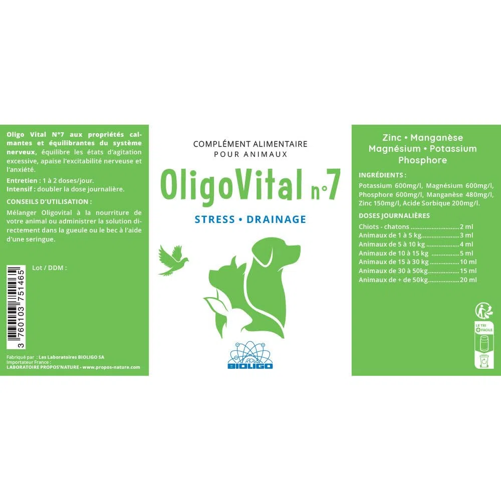 Oligovital N° 7 - Stress - 100 ml